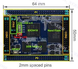 ARM11 Tiny6410 Development Board+4.3 LCD Touch Screen+256M RAM, 2G 
