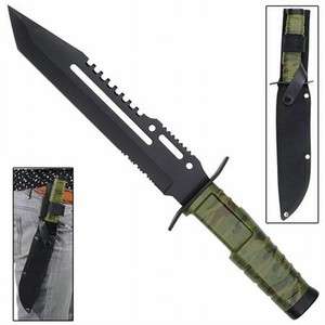 Extrema Geronimo E KIA Commando Tactical Survival Knife Camo Handle 