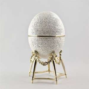 Faberge Hen Egg  New Russian Imperial Easter Egg  