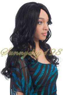 Free Style 100% Indian Remy Human Hair Swiss Lace Wigs Body Wave #1 