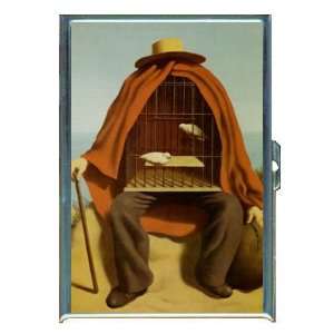 RENE MAGRITTE THE THERAPIST ID CREDIT CARD WALLET CIGARETTE CASE 