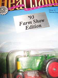 SpecCast 1/64 toy tractor 1993 Farm Show Edition Oliver 77 narrow 