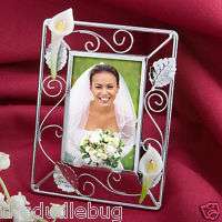36 CALLA LILY PICTURE FRAME FAVORS PLACECARD HOLDERS WEDDING BRIDAL 