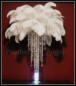RENT CRYSTAL FEATHER CENTERPIECES FOR EVENTS  