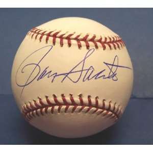 Ron Santo Autographed Baseball