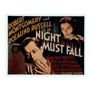  Night Must Fall, Robert Montgomery, Rosalind Russell, 1937 