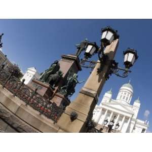 Senate Square with Statue of Emperor Alexander II and 