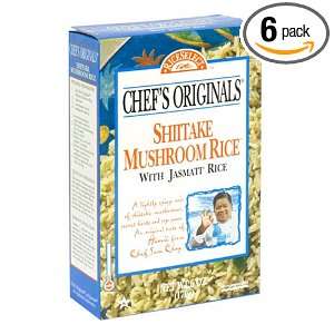   Chefs Originals, Shiitake Mushroom Rice, 6 Ounce Units (Pack of 6