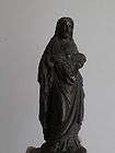 antique French plaster statue, RARE Antique French religious statue 