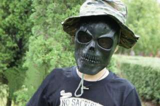 Army Airsoft Protect Full Face Skeleton Skull Mask Game  