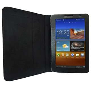 For Samsung Galaxy Tab 7.0 Plus Tablet Folio Stand Leather Bag Holder 