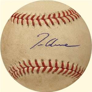 Tom Glavine Signed Game Used Baseball Braves at Mets 4 22 2007