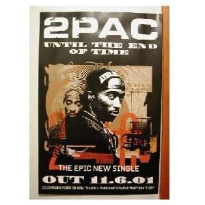  Tupac Shakur Poster 2Pac 2 Pac Until the End Promo 