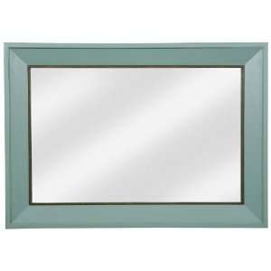 Ty Pennington Landscape/Vertical Mirror with Blue Moon & Rubbed Bronze 