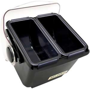 Mini Dome Bar Garnish Tray   Condiment Holder 2 Section 845033089802 