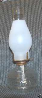 Vintage Glass Oil Lamp Kaadan LTD Globe Lamps Lighting  