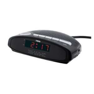 Top Quality Naxa NX 163 Digital Alarm Clock with AM/FM Radio & Snooze 