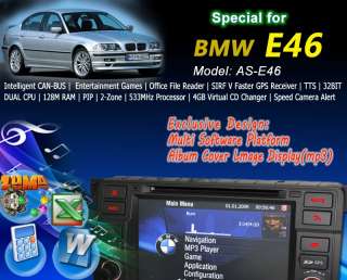 3G INTERNET DVD GPS Radio BMW 3 Series E46 318 320 325 M3 Navigation 