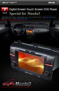 D5102 7 IN DASH MAZDA3 CAR DVD PLAYER GPS REAR CAMERA  