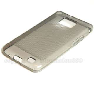 Clear Grey TPU Gel Case Cover for Samsung Galaxy S2/SII/i91​00 