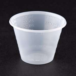  1 oz. Disposable Plastic Graduated Medicine Cup 5000 / CS 
