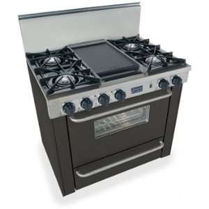   Oven, Broiler Oven and Double Sided Grill/Griddle Black Appliances