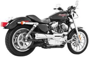 HD00299 FREEDOM CHROME OUTLAW 2 INTO 1 EXHAUST HARLEY SPORTSTER 2004 