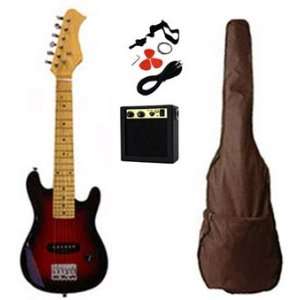  New 30 Kids Electric Guitar With Amplifier Combo Accessory Kit 