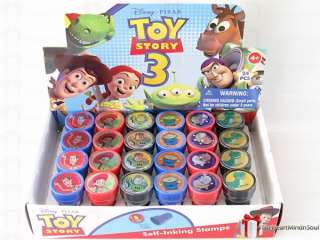 Disney Toy Story 3 Self Ink Stamps Party Favors   Buzz Woody 