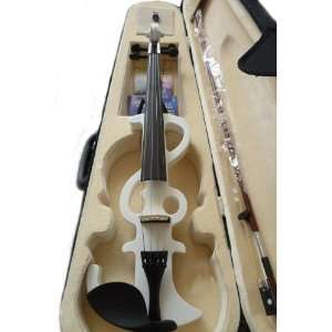 black handmade wood electric violin musical instrument 4/4 Violin 