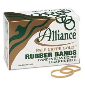 Alliance 20325   Pale Crepe Gold Rubber Bands, Size 32, 3 