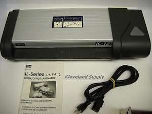 IBICO IL 12 HOME / OFFICE LAMINATOR 12 POUCH 110V EXCELLENT USED 
