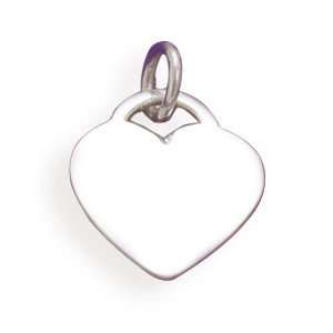   Engravable Heart Tag Pendant Heart Measures 17mmx14mm Charm