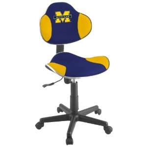 NCAA Task Office Contemporary Chair   Michigan Wolverines 