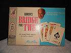 Vintage 1964 Charles Gorens Bridge for Two Card game Complete