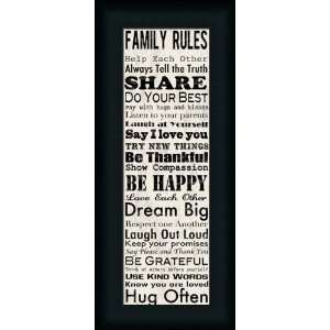  Family Rules Share Dream Big Hug Often by Louise Carey 