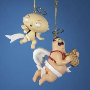   Family Guy Peter and Stewie Angel Christmas Ornaments 3.25 Home