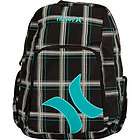 hurley puerto rico plaid school backpack nwt new expedited shipping