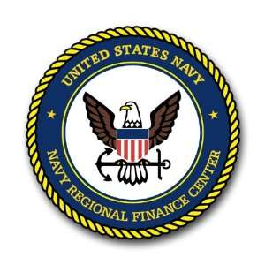  US Navy Regional Finance Center Decal Sticker 3.8 