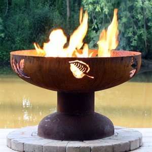  The Fire Pit Gallery 7017002 Autumn Leaves Custom Steel Fire 