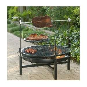  36 Fire Pit Grill Rotisserie   Round Rock