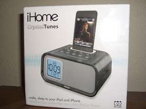 iHome iH22 CrystalTunes iPod Dual Alarm Trans, Black  
