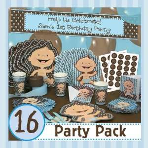   Caucasian First Birthday Party   16 Birthday Party Pack Toys & Games