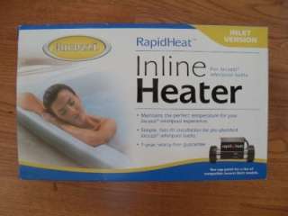   Rapidheat Inline Heater Dq75000 Whirlpool Tub Water Re heat  