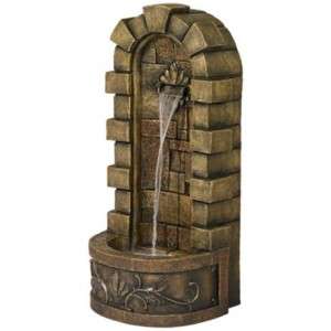 Castle Cascade LED Indoor Outdoor Water Fountain New  