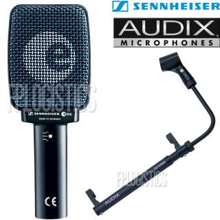 Sennheiser e906 Guitar Microphone w Audix Cabgrabber Mic Mount for 