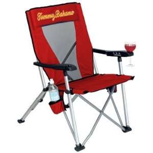   Reclining Folding Beach and Camping Chair   Red