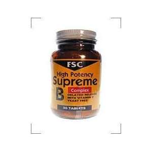Fsc Vitamin B Supreme Hi Potency 30 Tablets  Grocery 