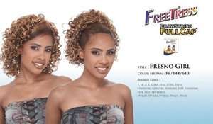 FRESNO GIRL FULL CAP BY FREETRESS CURLY WIG  