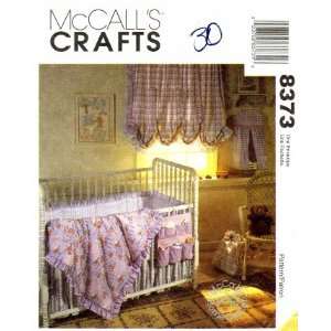  McCalls 8373 Sewing Pattern Baby Crib Comforter Ruffle 